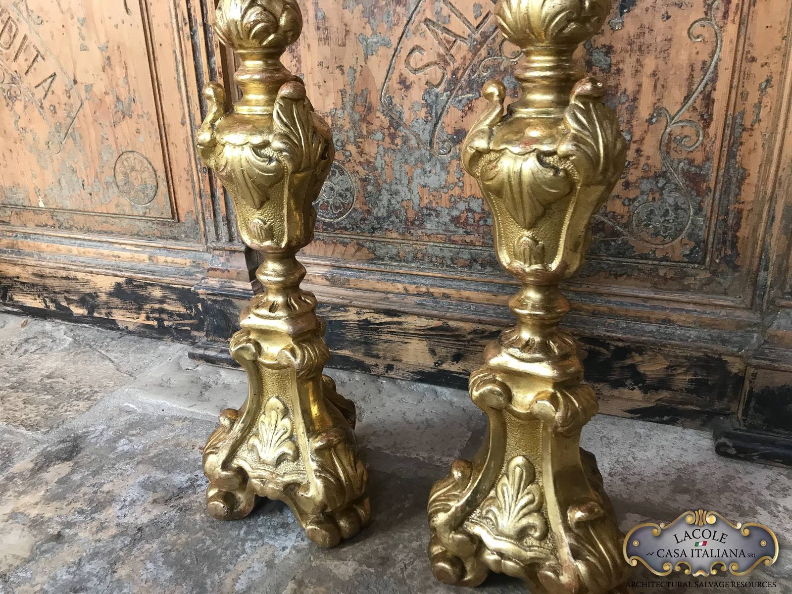 6 Portacandele Conici Dorati Hushee – Alti 30,5 Cm, Base 10,5 Cm, Per Matrimoni E Centrotavola