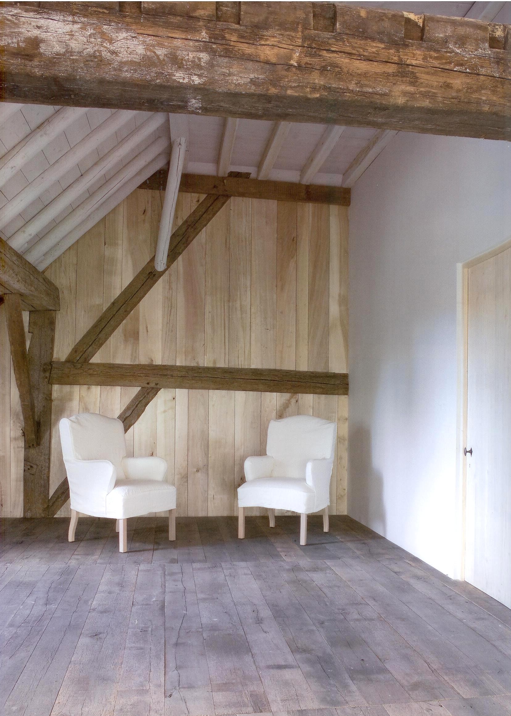 Pavimento a Parquet Antico in Legno di Abete Prima Patina