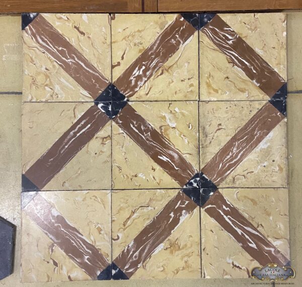 Ancient cement tiles