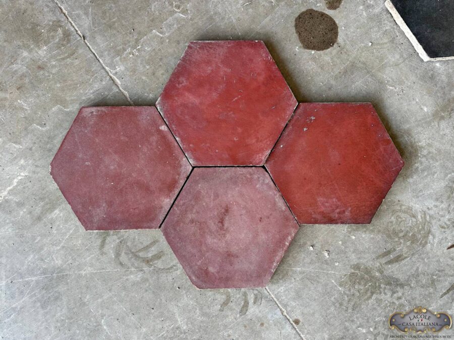hexagonal cement tiles