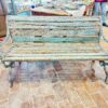 ancient iron bench