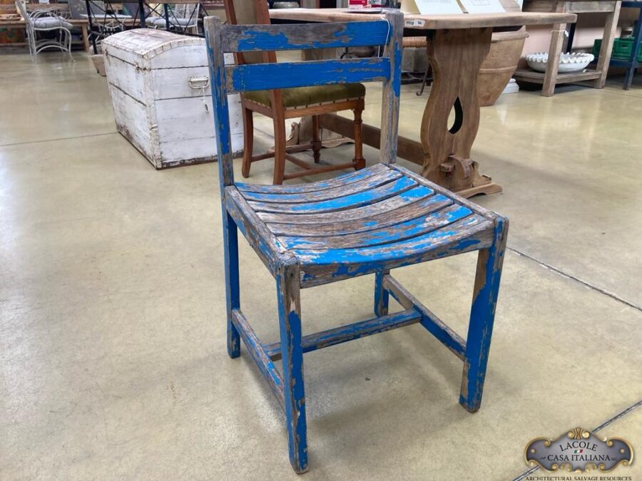 Set of 4 recycled chairs