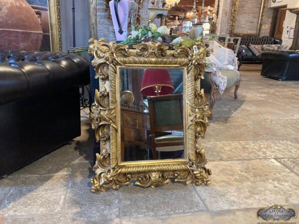 Golden mirror, "eclectic" style; 1830/50 era