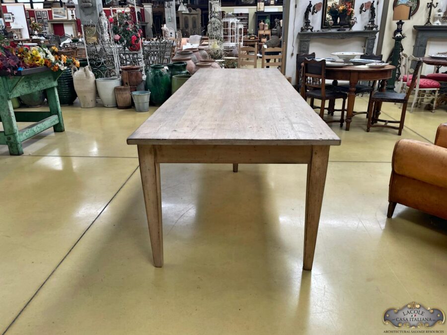 Table made of antique wood