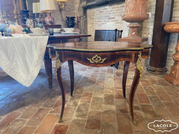 Rose burl desk