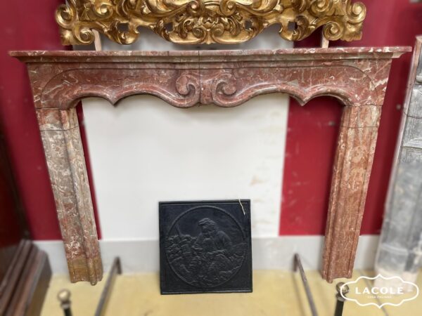 Antique marble fireplace